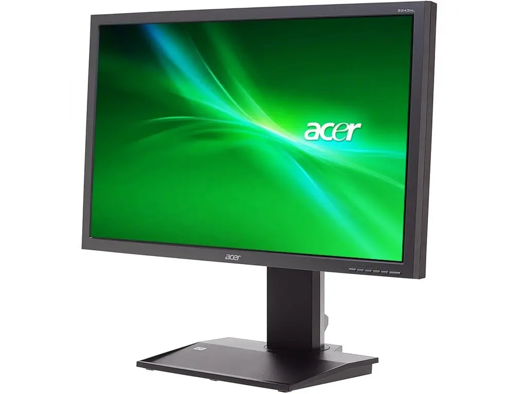 Acer B243HL LED Monitor  24" - FHD Display 1920x1080, 60Hz, DVI-D, VGA, 5ms